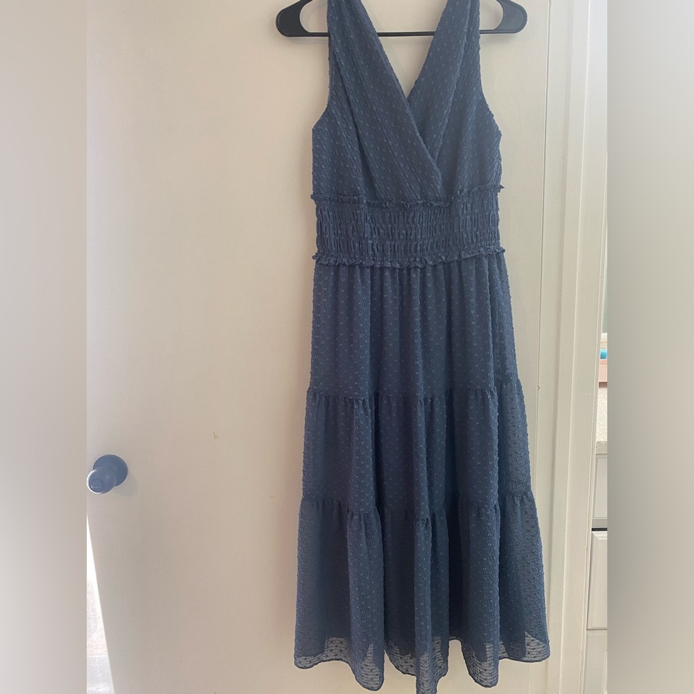 Elle Blue Midi Dress